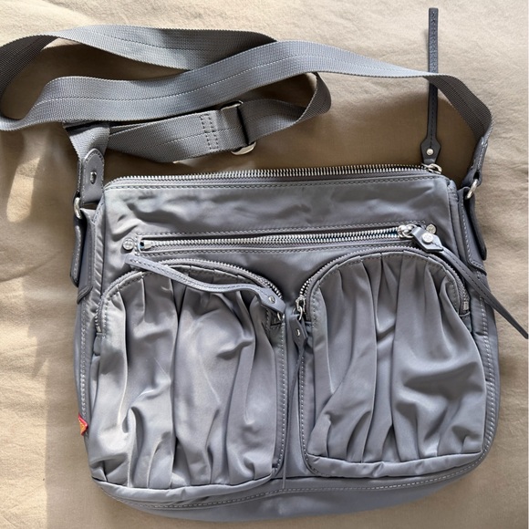 MZ Wallace Handbags - MZ Wallace Gray Crossbody Bag